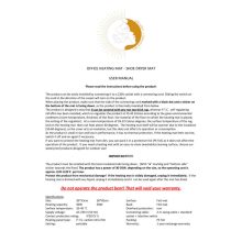 Cipőszárító fűtőszőnyeg - S 30*85 cm  