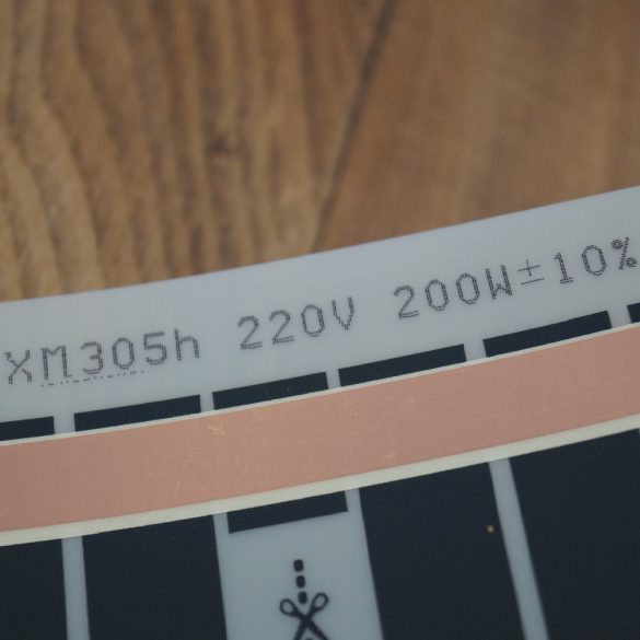 50 cm-es Infra film / fűtőfólia / fűtőfilm szaunákhoz (400W/m²)