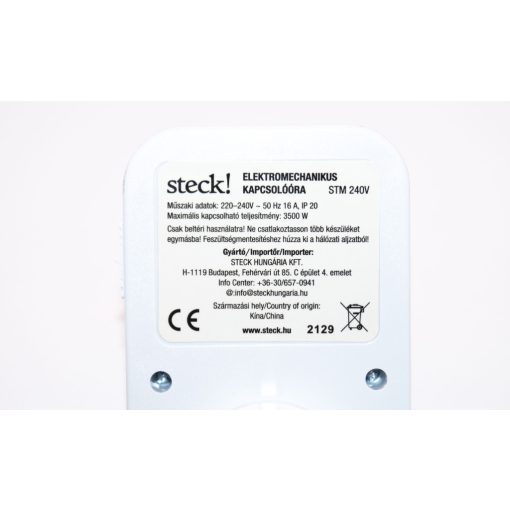 Mechanikus napi időkapcsoló