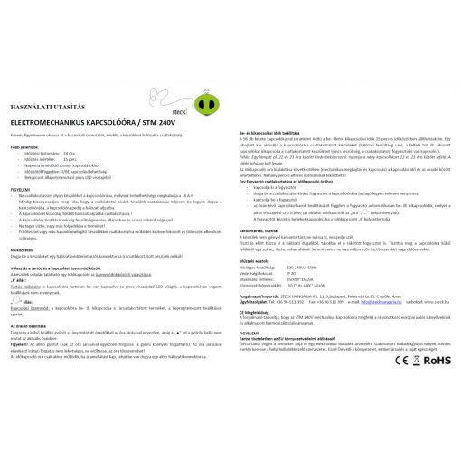 Mechanikus napi időkapcsoló