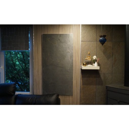 Infrapanel természetes kőburkolattal "Cali" sötétszürke