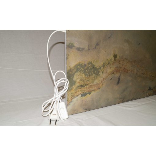 Infrapanel természetes kőburkolattal "Sanjeevni" világos